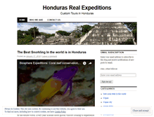 Tablet Screenshot of hondurasrealexpeditions.wordpress.com