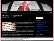Tablet Screenshot of ferbidden.wordpress.com