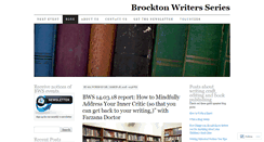 Desktop Screenshot of brocktonwritersseries.wordpress.com