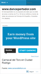 Mobile Screenshot of dancepertador.wordpress.com