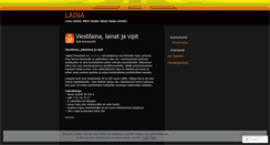 Desktop Screenshot of laina.wordpress.com