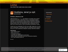 Tablet Screenshot of laina.wordpress.com