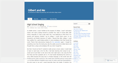 Desktop Screenshot of gilbertandme.wordpress.com