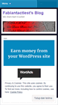 Mobile Screenshot of fabiantactlest.wordpress.com