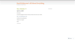 Desktop Screenshot of davidschiavone.wordpress.com