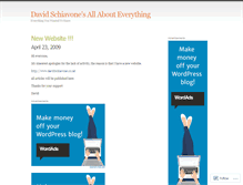 Tablet Screenshot of davidschiavone.wordpress.com