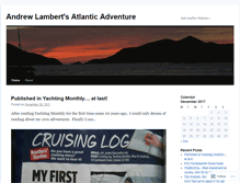 Tablet Screenshot of andrewlambert.wordpress.com