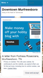 Mobile Screenshot of downtownmurfreesboro.wordpress.com