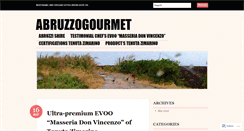 Desktop Screenshot of abruzzogourmet.wordpress.com