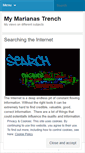 Mobile Screenshot of mymarianastrench.wordpress.com