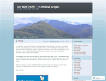 Tablet Screenshot of dayhikemoms.wordpress.com