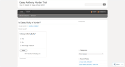 Desktop Screenshot of caseyanthonydotcom.wordpress.com