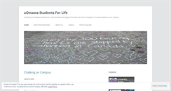 Desktop Screenshot of ottawastudents4life.wordpress.com