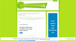 Desktop Screenshot of labrocantedemamie.wordpress.com