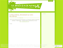 Tablet Screenshot of labrocantedemamie.wordpress.com
