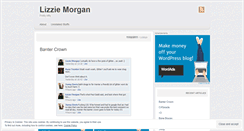 Desktop Screenshot of lizziemorgan.wordpress.com