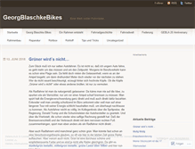 Tablet Screenshot of georgblaschkebikes.wordpress.com