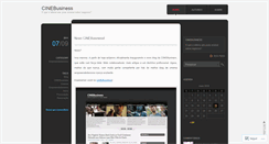 Desktop Screenshot of cinebusiness.wordpress.com