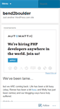 Mobile Screenshot of bend2boulder.wordpress.com