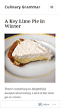 Mobile Screenshot of culinarygrammar.wordpress.com