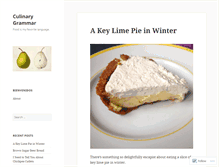 Tablet Screenshot of culinarygrammar.wordpress.com