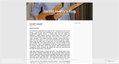 Desktop Screenshot of jacoblowery.wordpress.com