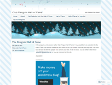 Tablet Screenshot of clubpenguinhalloffame.wordpress.com