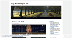 Desktop Screenshot of joeydelosreyes.wordpress.com