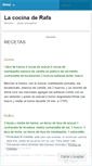 Mobile Screenshot of lacocinaderafa.wordpress.com