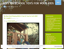 Tablet Screenshot of preschooltoys4kids.wordpress.com