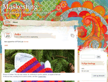 Tablet Screenshot of maskesting.wordpress.com