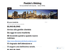 Tablet Screenshot of peeble.wordpress.com
