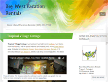 Tablet Screenshot of keywestvacationrentals.wordpress.com