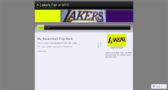 Desktop Screenshot of alakersfaninnyc.wordpress.com