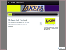 Tablet Screenshot of alakersfaninnyc.wordpress.com