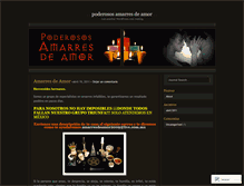 Tablet Screenshot of amarresdeamor2009.wordpress.com