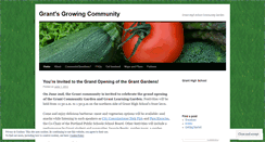 Desktop Screenshot of ghscommunitygarden.wordpress.com