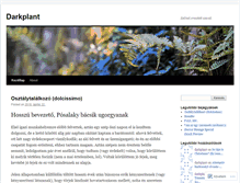 Tablet Screenshot of darkplant.wordpress.com