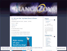 Tablet Screenshot of m4ng4zone.wordpress.com