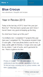 Mobile Screenshot of bluecrocus.wordpress.com