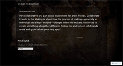 Desktop Screenshot of collaboratefriendsinthemaking.wordpress.com