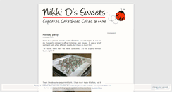 Desktop Screenshot of nikkidssweets.wordpress.com