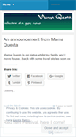 Mobile Screenshot of mamaquesta.wordpress.com