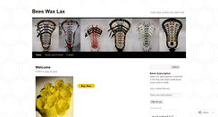 Desktop Screenshot of beeswaxlax.wordpress.com