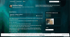 Desktop Screenshot of kulinersehat.wordpress.com