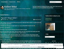 Tablet Screenshot of kulinersehat.wordpress.com
