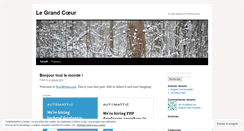 Desktop Screenshot of legrandcoeur.wordpress.com