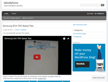 Tablet Screenshot of dslcellphone.wordpress.com