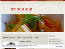 Tablet Screenshot of ironamma.wordpress.com