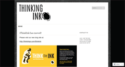Desktop Screenshot of ithinkink.wordpress.com